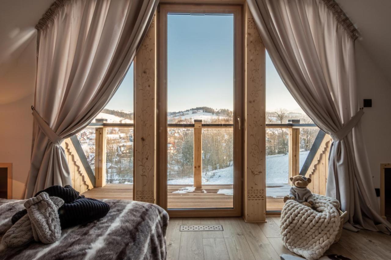 Na Skraju Lasu Domki Z Balia, Jacuzzi Biały Dunajec Exterior foto